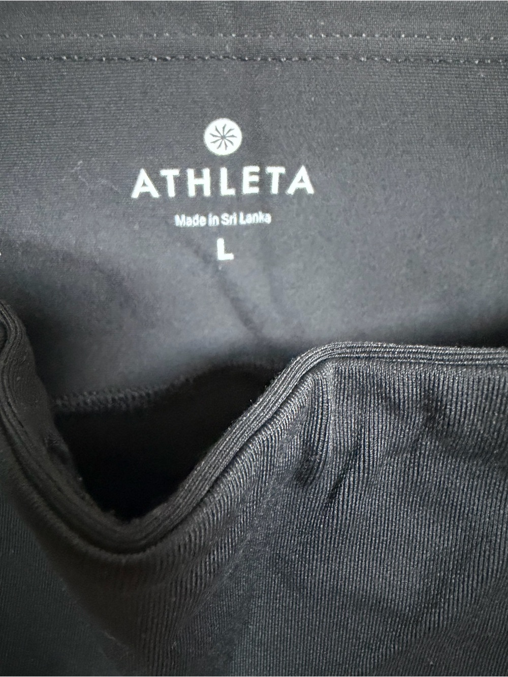 Athleta Black High-Rise Capri Workout Leggings 0394 - Picture 2 of 5